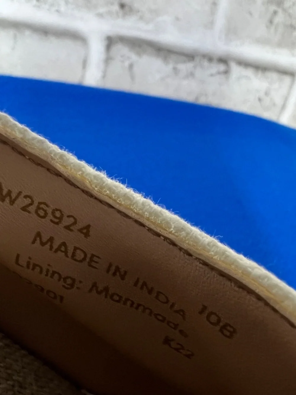 COLE HAAN • Canvas Espadrille Wedge Sandals Ivory Natural Size 10B